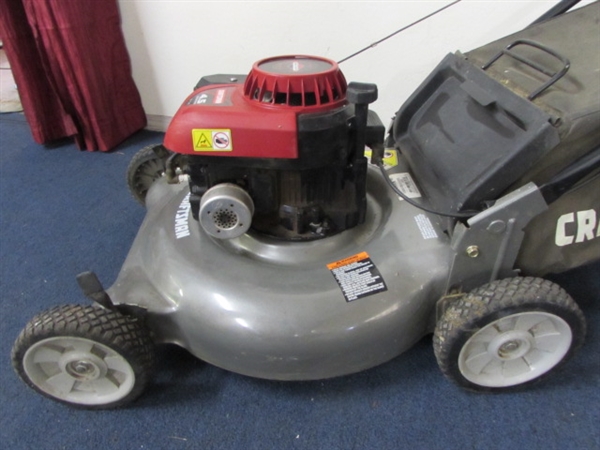 CRAFTSMAN 21 GAS POWERED MOWER WITH 4.5 HP BRIGGS & STRATTON MOTOR