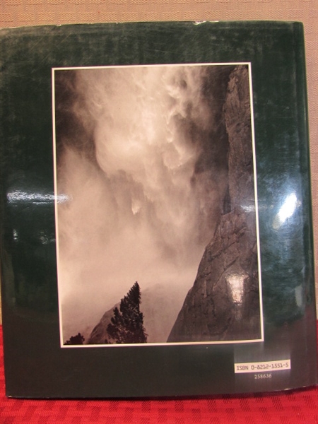 ANSEL ADAMS HARDBOUND BOOK - EXAMPLES THE MAKING OF 40 PHOTOGRAPHS- GREAT READING & DISPLAY