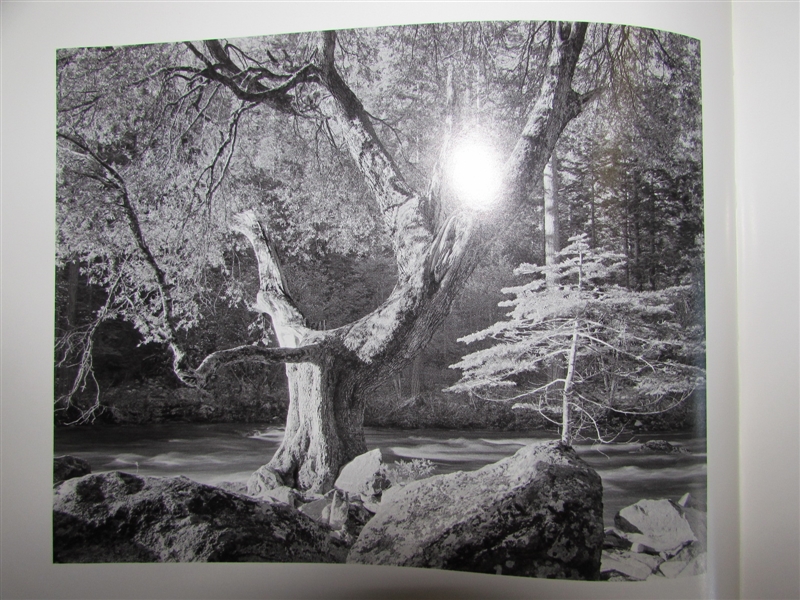 ANSEL ADAMS HARDBOUND BOOK - EXAMPLES THE MAKING OF 40 PHOTOGRAPHS- GREAT READING & DISPLAY