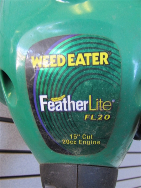 CUT DOWN THOSE SPRING & SUMMER WEEDS WITH THIS WEEDEATER FEATHERLITE TRIMMER