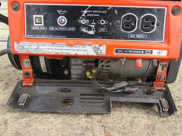 KAWASAKI GENERATOR MODEL GA 1400 A   