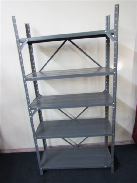 METAL STORAGE SHELVES