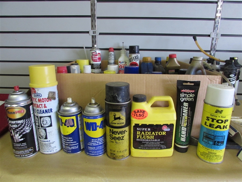 A BIG BOX OF AUTOMOTIVE SUPPLIES THAT SHOULD BE ON YOUR SHELF!!