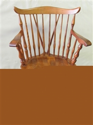 BRACE BACK WINDSOR CAPTAINS CHAIR MATCHES TABLE IN LOT #41!
