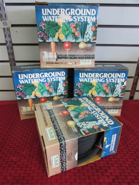 GET WATER DIRECTLY TO THE ROOTS!  5 NEW BOXES OF MAGIC PIPELINE UNDERGROUND WATERING SYSTEM!