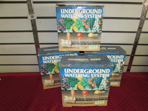 GET WATER DIRECTLY TO THE ROOTS!  5 NEW BOXES OF MAGIC PIPELINE UNDERGROUND WATERING SYSTEM!