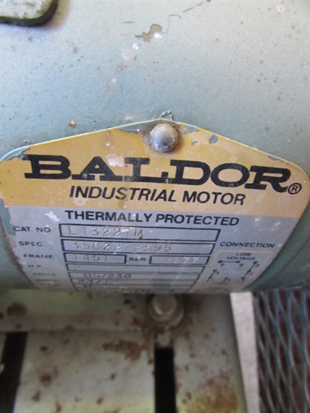 JACUZZI AIR COMPRESSOR WITH BALDOR INDUSTRIAL MOTOR