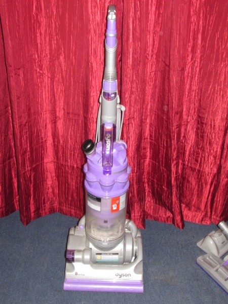 TOP OF THE LINE DYSON DC14 UPRIGHT VACUUM WITH LOTS OF ATTACHMENTS