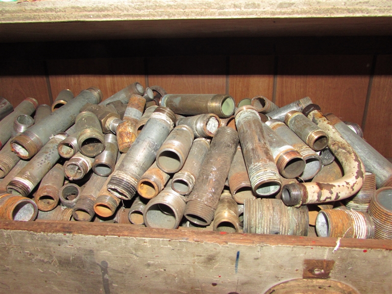 Boxes of Fittings on Two Shelves!