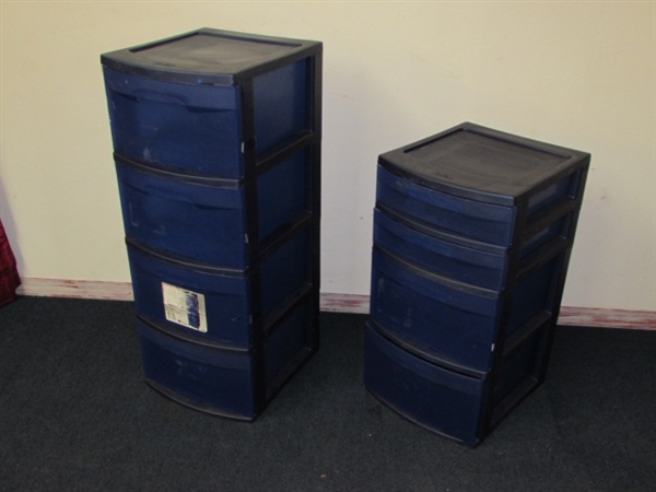 STERILITE STACKABLE STORAGE DRAWERS