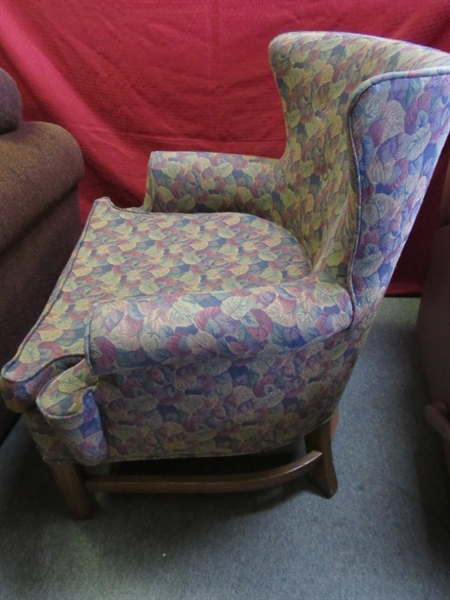 2ND UPHOLSTERED CHAIR MATCHES LOT 81