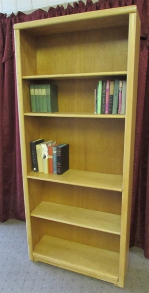 OAK BOOK SHELF