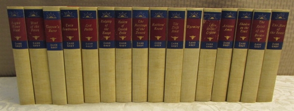 1930'S ZANE GREY HARDBACK WESTERN BOOKS