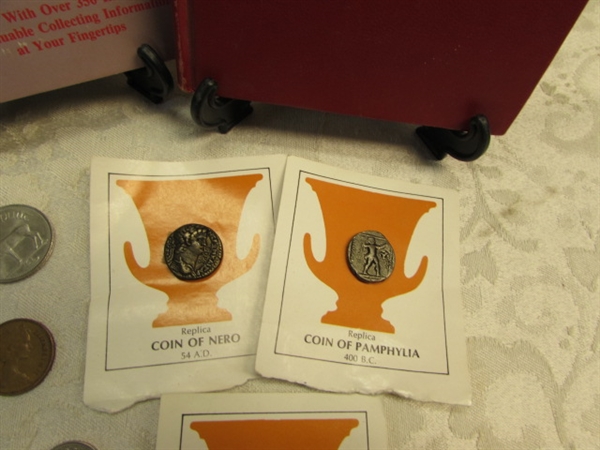 COIN BOOKS AND SMALL COLLECTION