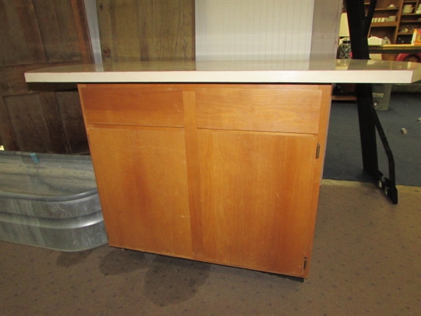 COUNTER AND CABINET
