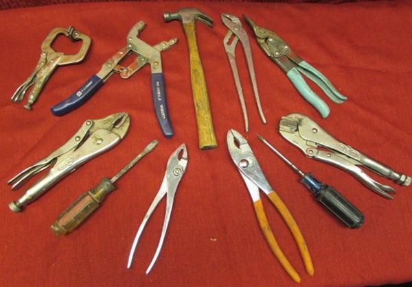 A HANDFUL OF HAND TOOLS