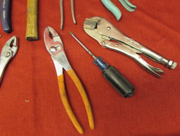 A HANDFUL OF HAND TOOLS