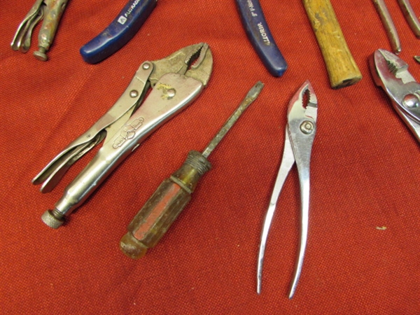 A HANDFUL OF HAND TOOLS