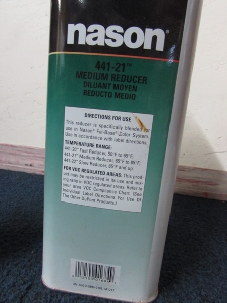 A GALLON & A QUART OF NASON FUL-BASE REDUCER 441-21