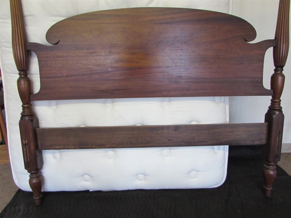 Early 1900's FULL SIZE BED WITH MATTRESS