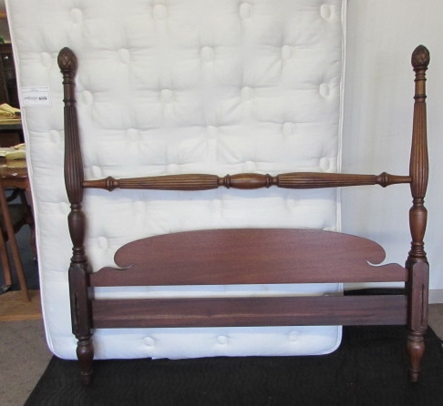 Early 1900's FULL SIZE BED WITH MATTRESS