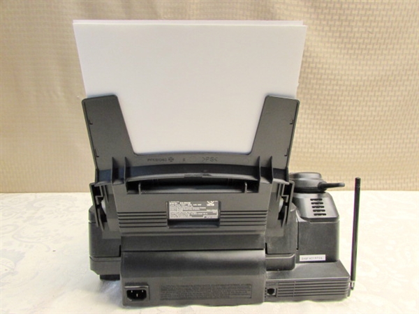 FAX MACHINE WITH CORDLESS PHONE AND COPIER FUNCTION