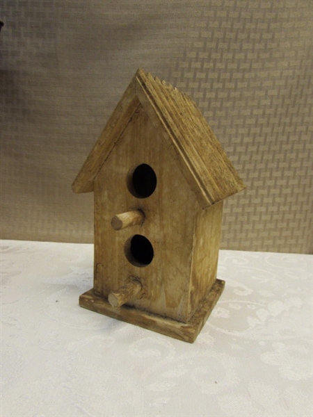 BIRDHOUSES FOR YOUR FEATHERED FRIENDS & POTS FOR YOUR PLANTS