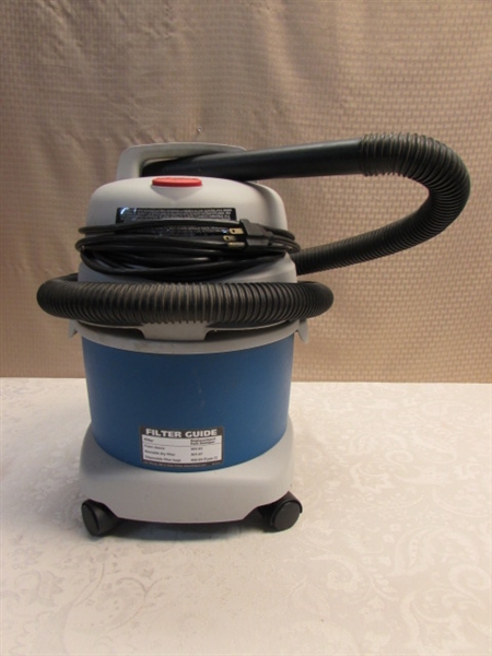 8.0 AMP ALL AROUND SHOP VAC WITH FILTER