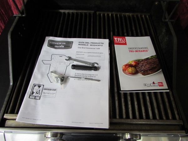 CHAR-BROIL COMMERCIAL INFRARED GAS GRILL