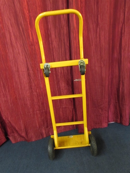 OLYMPIA HAND TRUCK THAT CONVERTS INTO A FLATBED CART