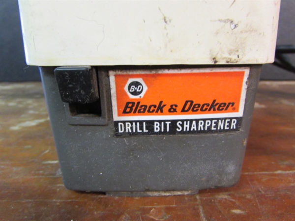 BLACK AND DECKER ELECTRIC DRILL BIT SHARPENER