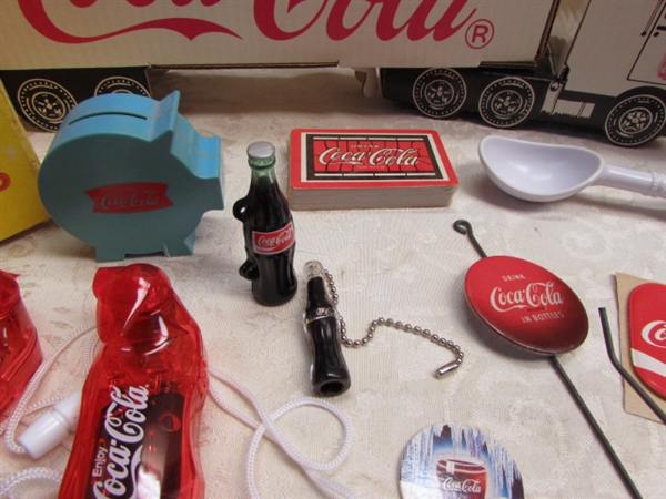 LOT OF COCA-COLA COLLECTIBLE EPHEMERA & SWAG