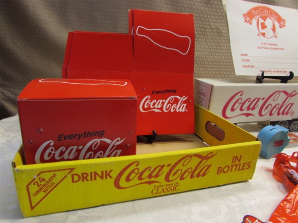 LOT OF COCA-COLA COLLECTIBLE EPHEMERA & SWAG