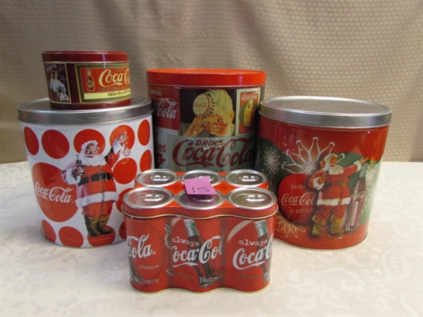 COCA COLA TINS