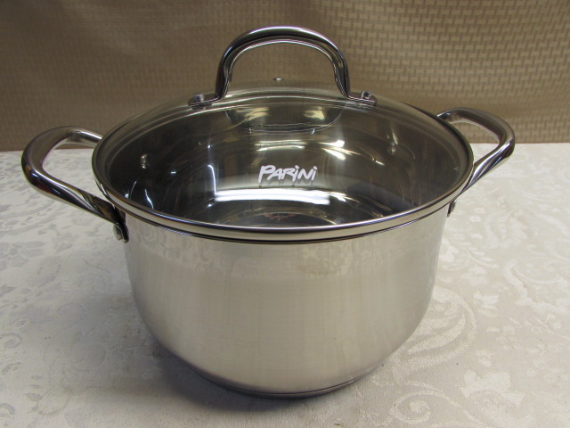 Parini Signature Series 7 Quart Stainless Steel Dutch Oven With Lid BRAND  NEW