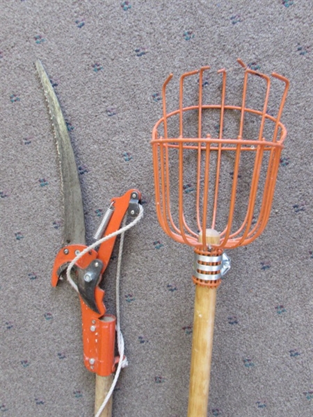 FRUIT PICKER AND PRUNING POLE SAW