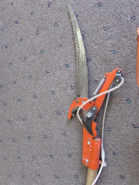 FRUIT PICKER AND PRUNING POLE SAW