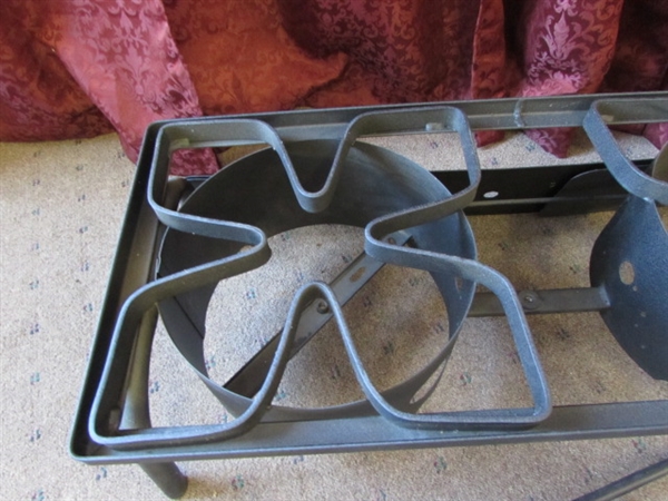 2 CACHE COOKER PROPANE STOVE BASES **PARTS ONLY**NO BURNERS INCLUDED**