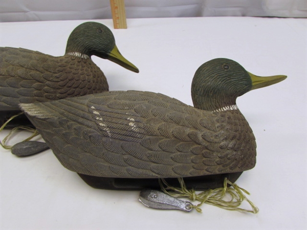 4 PLASTI-DUK DUCK DECOYS