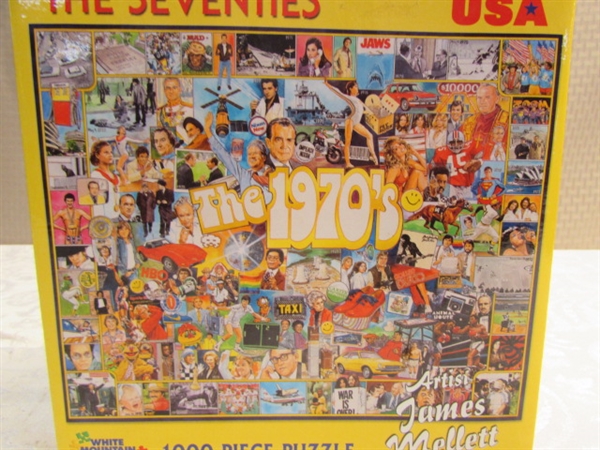 THE 1970'S 1000 PIECE PUZZLE
