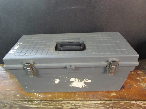 Contico Aluminum Tool Box With Tray