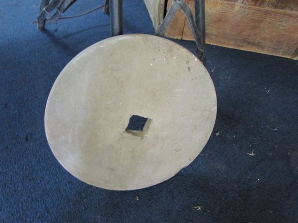 ANTIQUE GRINDING WHEEL