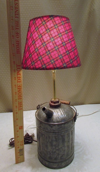 VINTAGE GAS CAN LAMP