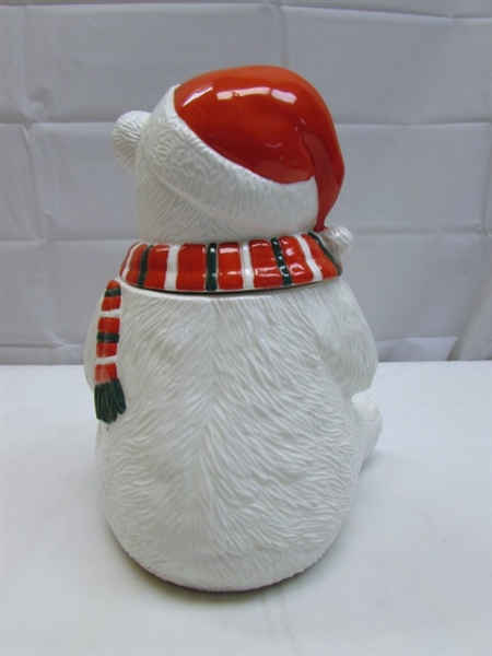 NIB VINTAGE COCA-COLA POLAR BEAR COOKIE JAR