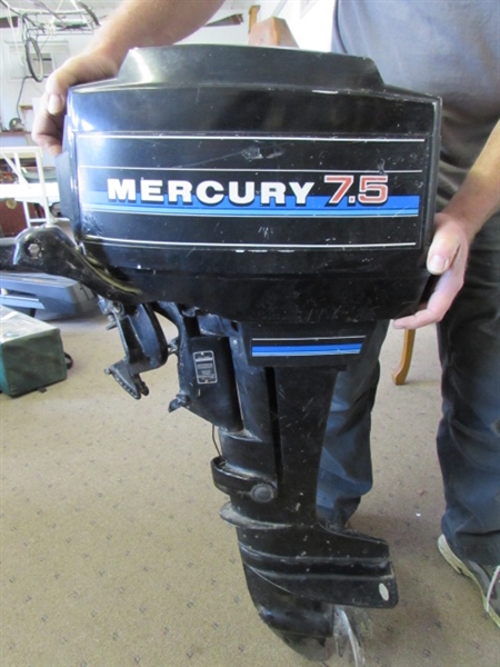 7.5 HP MERCURY MOTOR