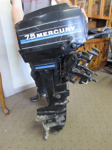 7.5 HP MERCURY MOTOR