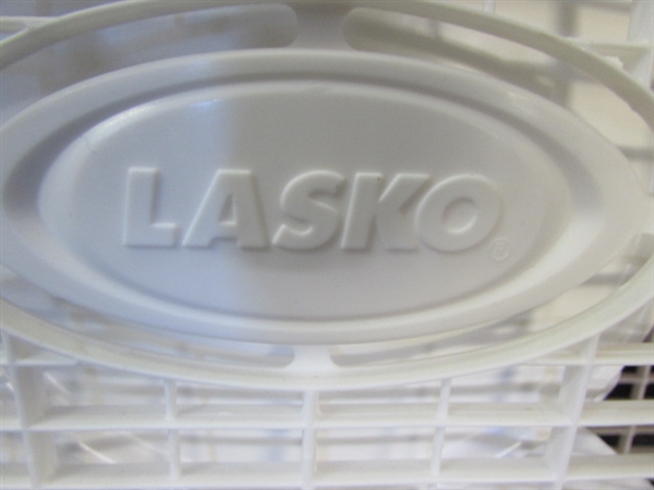 LASKO BOX FAN - LIKE NEW