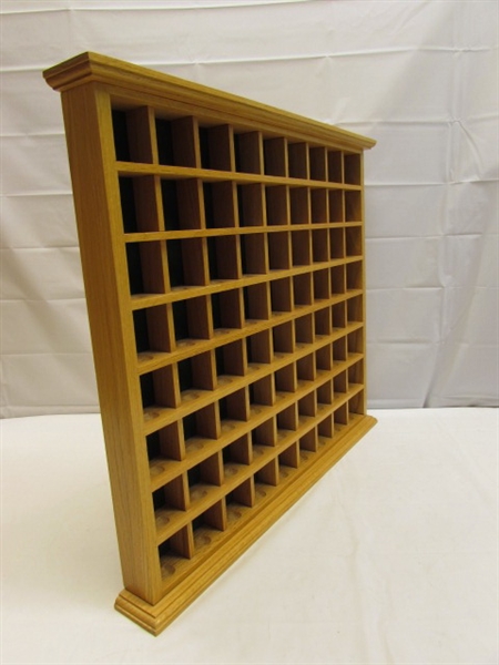 SOLID OAK GOLF BALL DISPLAY RACK