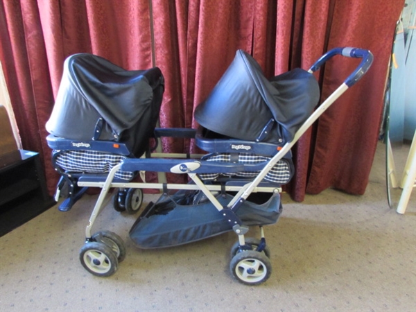 PEG-PEREGO DUETTE DOUBLE STROLLER