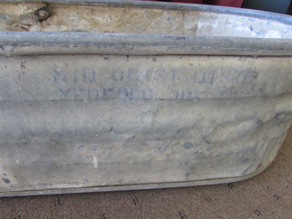 GALVANIZED FEEDING TROUGH